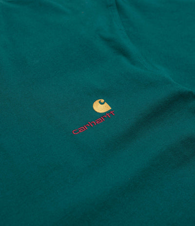 Carhartt American Script T-Shirt - Malachite