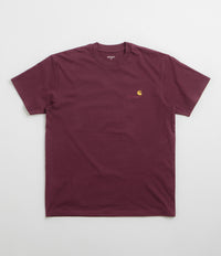 Carhartt American Script T-Shirt - Malbec