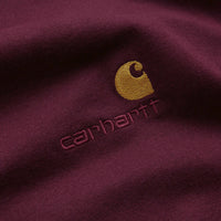 Carhartt American Script T-Shirt - Malbec thumbnail