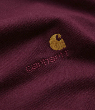 Carhartt American Script T-Shirt - Malbec