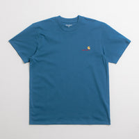 Carhartt American Script T-Shirt - Sodalite thumbnail