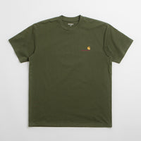 Carhartt American Script T-Shirt - Tarragon thumbnail