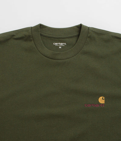 Carhartt American Script T-Shirt - Tarragon