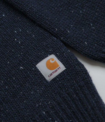 Carhartt Anglistic Crewneck Sweatshirt - Speckled Air Force Blue