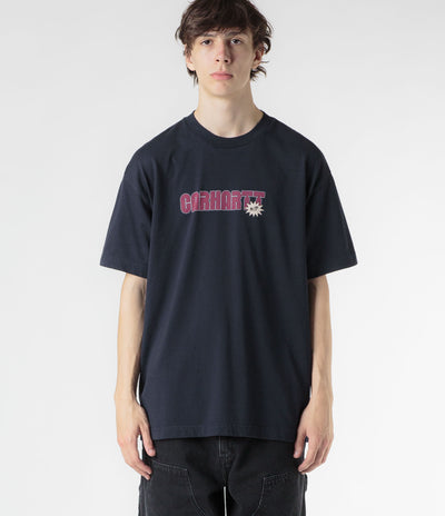 Carhartt Arrow Script T-Shirt - Dark Navy