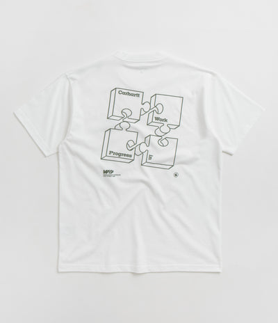 Carhartt Assemble T-Shirt - White / Smoke Green