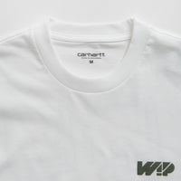 Carhartt Assemble T-Shirt - White / Smoke Green thumbnail