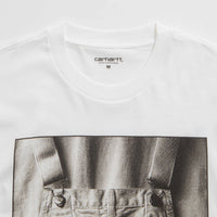 Carhartt Bib Overall T-Shirt - White thumbnail