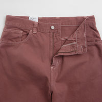 Carhartt Brandon Denim Pants - Dusky Pink thumbnail