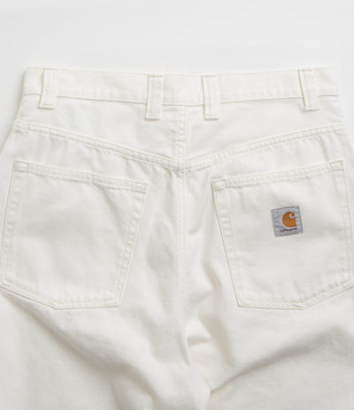 Carhartt Brandon Pants - White Rinsed