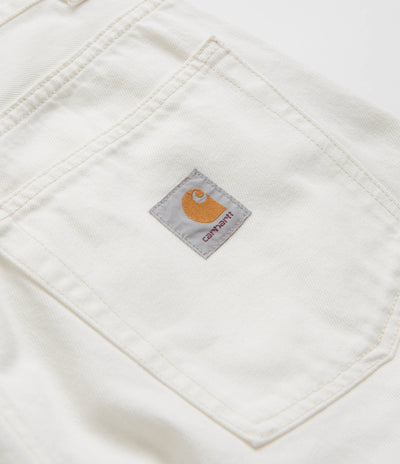 Carhartt Brandon Pants - White Rinsed