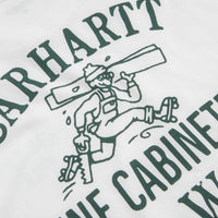 Carhartt Cabinetry T-Shirt - White / Black thumbnail