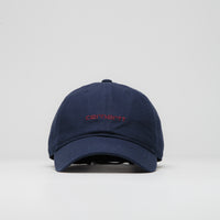 Carhartt Canvas Script Cap - Air Force Blue / Malbec thumbnail