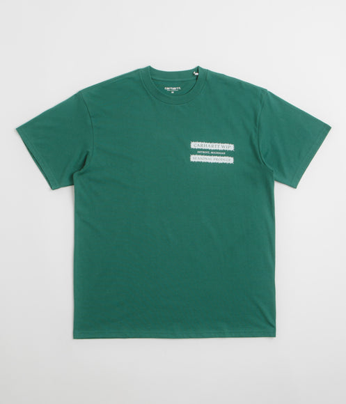 Carhartt Catalogue T-Shirt - Rainforest / White