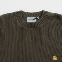 Carhartt Chane Crewneck Sweatshirt - Cypress / Gold thumbnail