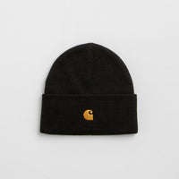 Carhartt Chase Beanie - Black / Gold thumbnail