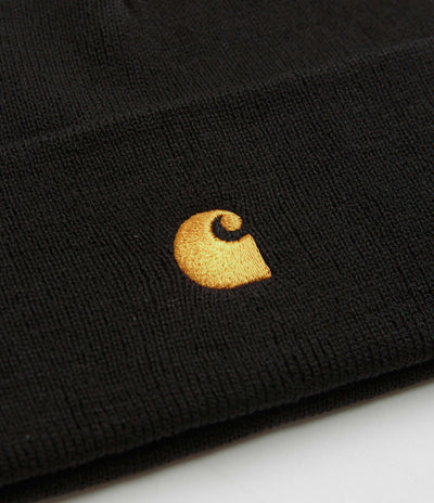 Carhartt Chase Beanie - Black / Gold