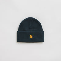 Carhartt Chase Beanie - Duck Blue / Gold thumbnail