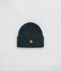 Carhartt Chase Beanie - Duck Blue / Gold