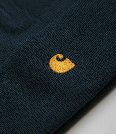 Carhartt Chase Beanie - Duck Blue / Gold