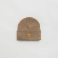 Carhartt Chase Beanie - Peanut / Gold thumbnail