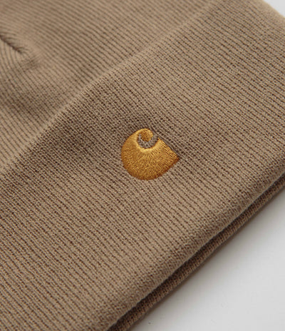 Carhartt Chase Beanie - Peanut / Gold