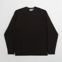 Carhartt Chase Crewneck Sweatshirt - Black / Gold thumbnail