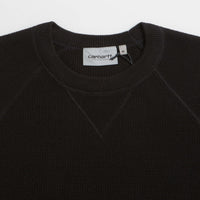 Carhartt Chase Crewneck Sweatshirt - Black / Gold thumbnail