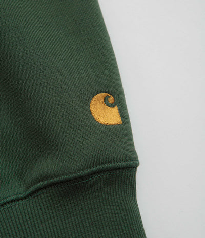 Carhartt Chase Hoodie - Sycamore Tree / Gold