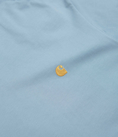 Carhartt Chase T-Shirt - Frosted Blue / Gold