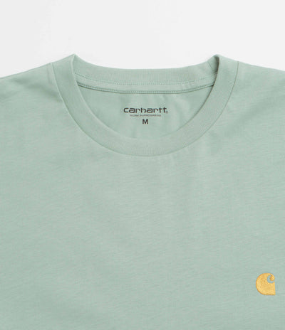 Carhartt Chase T-Shirt - Frosted Green / Gold