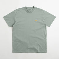 Carhartt Chase T-Shirt - Glassy Teal / Gold thumbnail