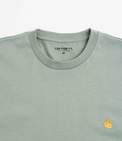 Carhartt Chase T-Shirt - Glassy Teal / Gold