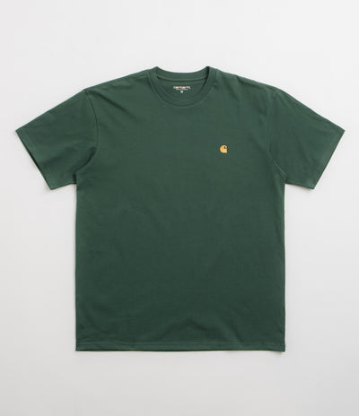 Carhartt Chase T-Shirt - Sycamore Tree / Gold