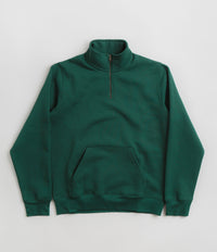 Carhartt Chase Zip Neck Sweatshirt - Chervil / Gold