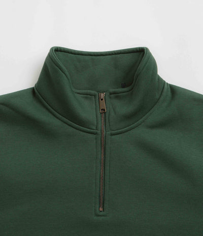 Carhartt Chase Zip Neck Sweatshirt - Sycamore Tree / Gold