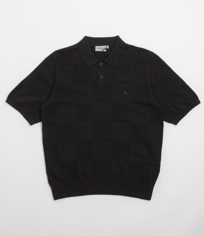 Carhartt Checker Polo Shirt - Black