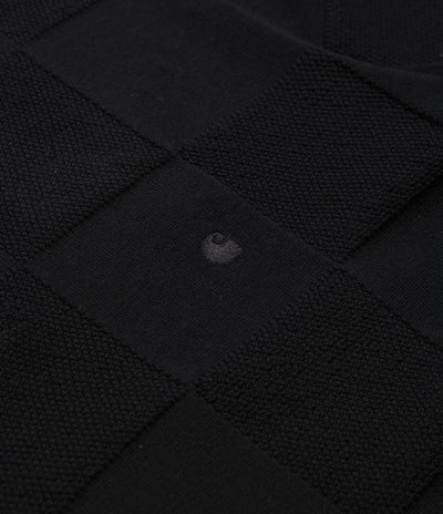 Carhartt Checker Polo Shirt - Black