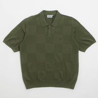 Carhartt Checker Polo Shirt - Dollar Green thumbnail