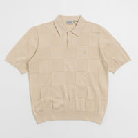 Carhartt Checker Polo Shirt - Fleur De Sel thumbnail