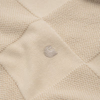 Carhartt Checker Polo Shirt - Fleur De Sel thumbnail