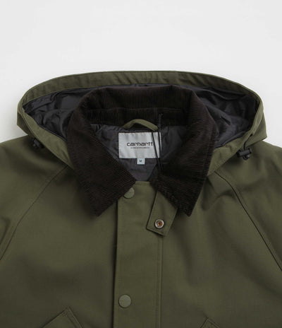 Carhartt Clarton Jacket - Office Green / Black