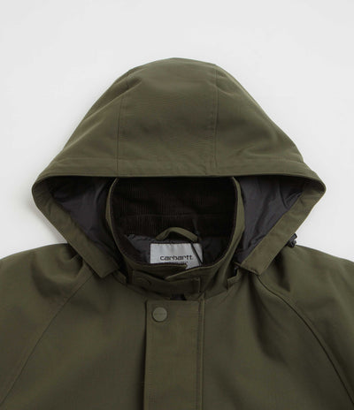 Carhartt Clarton Jacket - Office Green / Black