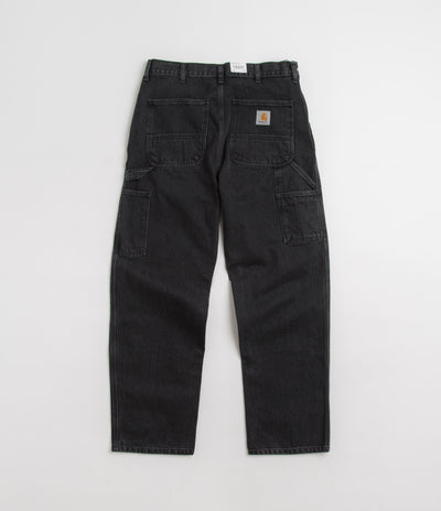 Carhartt Denim Single Knee Pants - Black Stone Washed