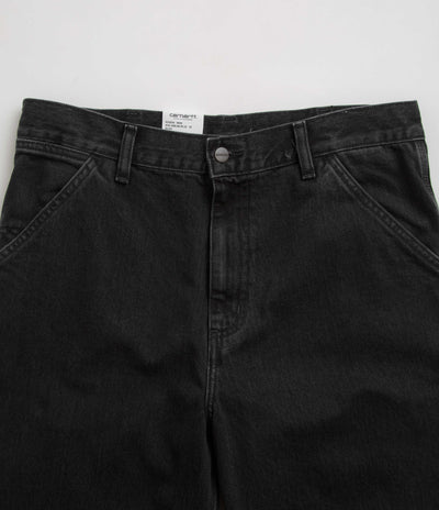 Carhartt Denim Single Knee Pants - Black Stone Washed