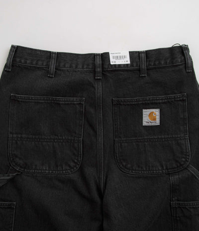 Carhartt Denim Single Knee Pants - Black Stone Washed