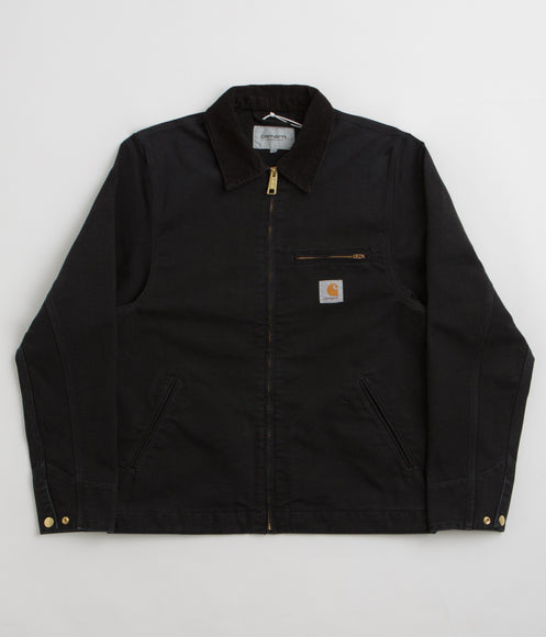 Carhartt Detroit Jacket - Black / Black Stone Canvas