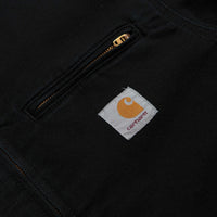 Carhartt Detroit Jacket - Black / Black Stone Canvas thumbnail