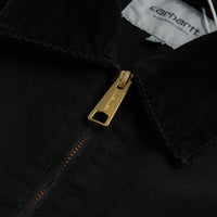 Carhartt Detroit Jacket - Black / Black Stone Canvas thumbnail