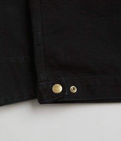 Carhartt Detroit Jacket - Black / Black Stone Canvas